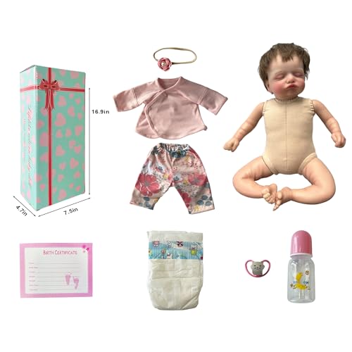 18 Inch Handmade Lifelike Reborn Baby Doll with Gift Box D68803