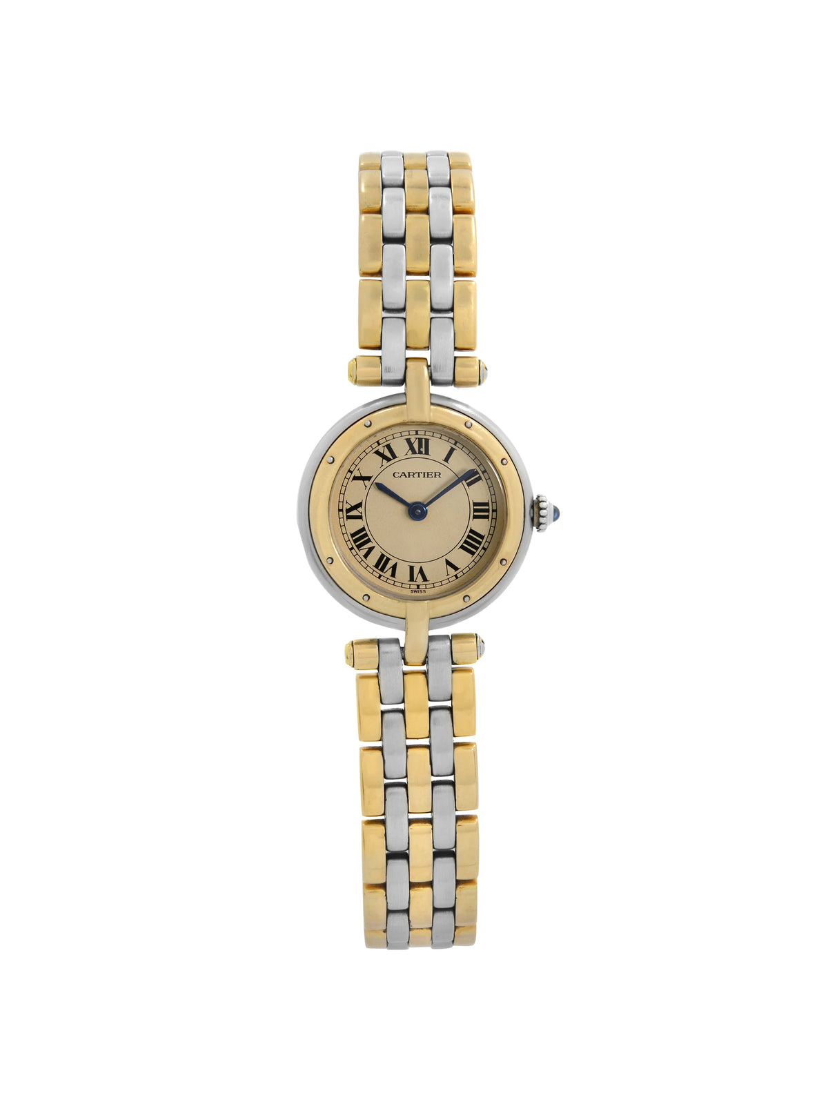 18k Gold Steel Champagne Dial Ladies Watch C667889
