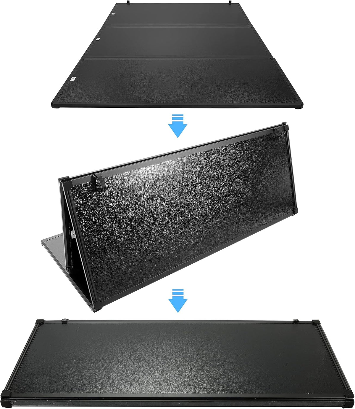 Hard Top Tri-Fold Tonneau Cover 6.5ft Truck Bed F611171