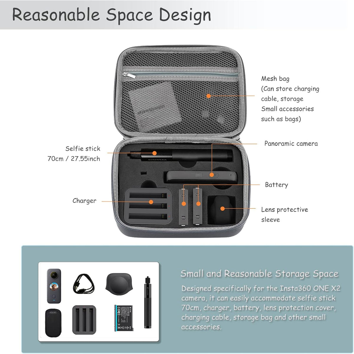 Grey EVA Camera Carrying Case W30492