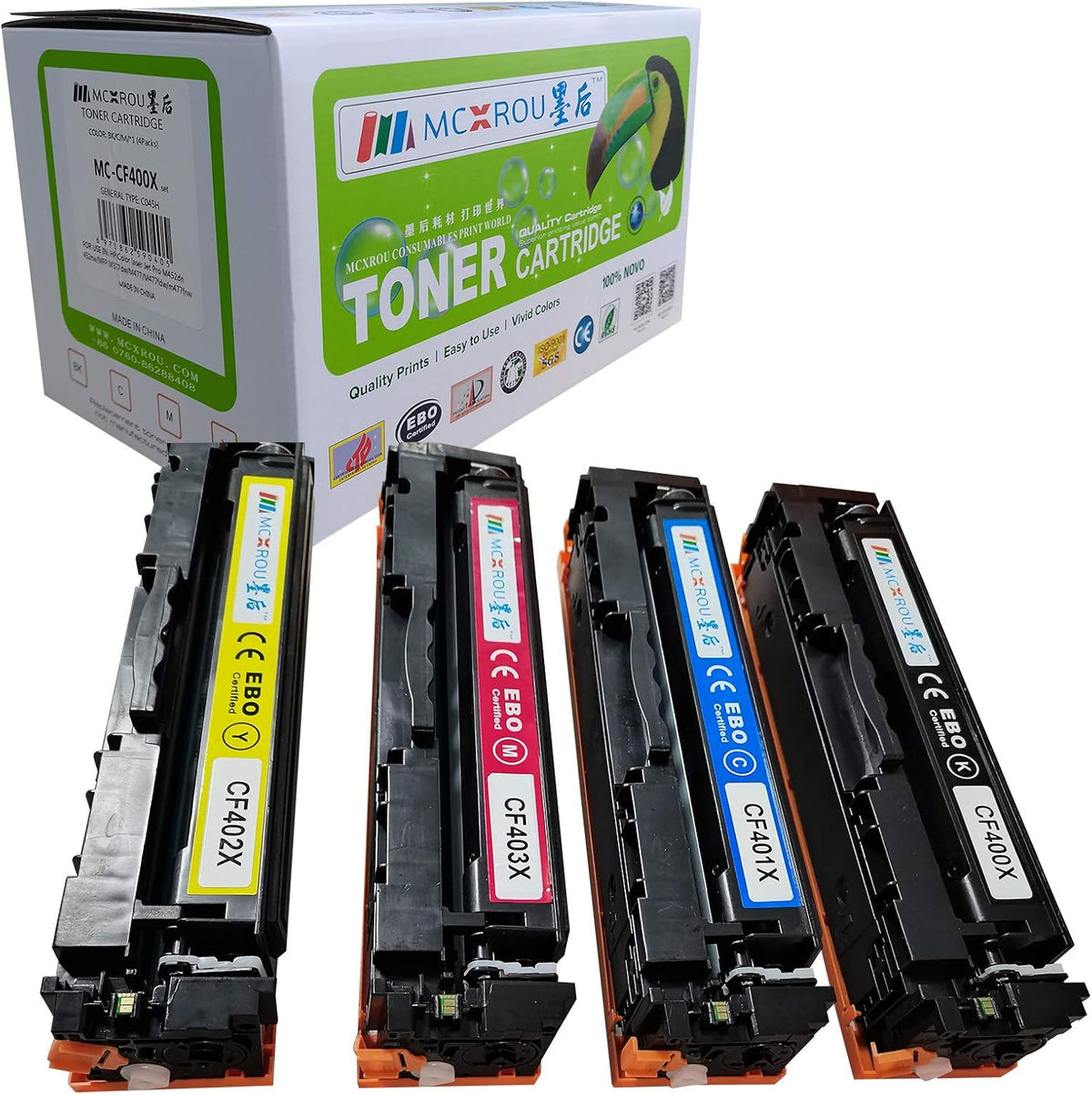 4 Pack Compatible Toner Cartridge R110225