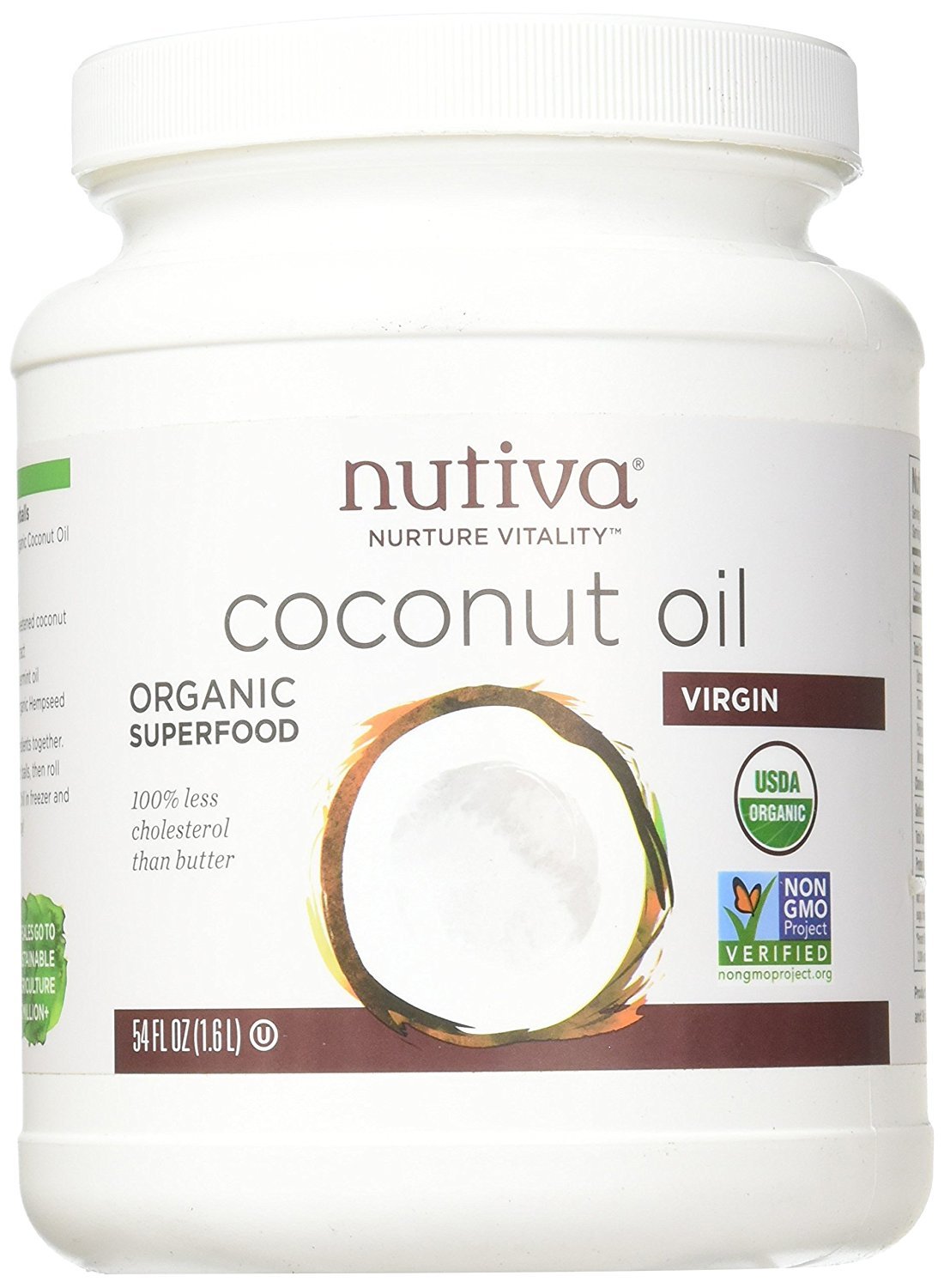 54 Oz Organic Extra Virgin Coconut Oil O793