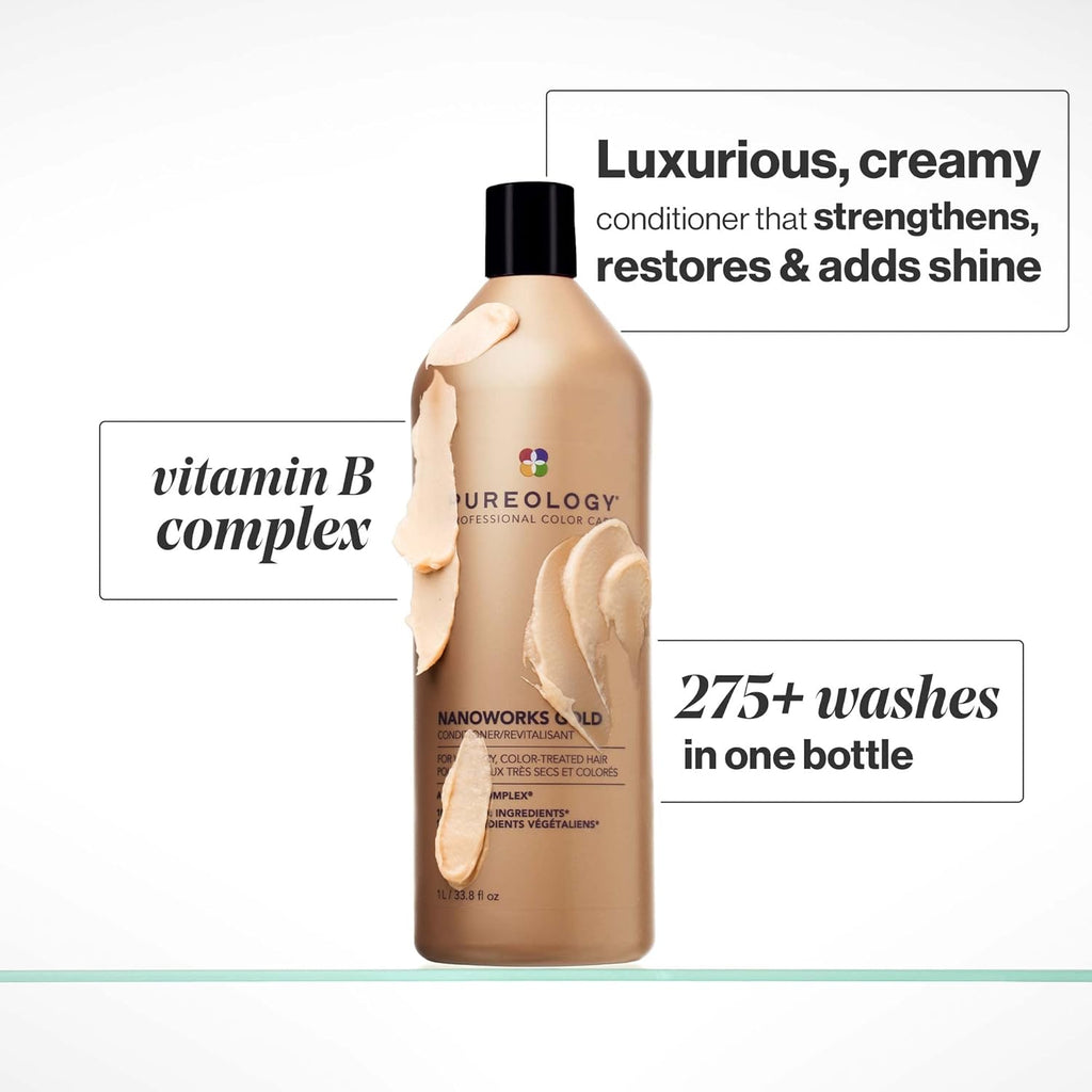 Nanoworks Gold Shampoo & Conditioner Bundle 33.8 Fl. Oz. F421