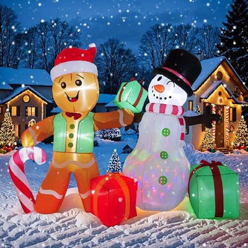 6 FT Christmas Inflatables Santa Claus with Gifts Bag R18991