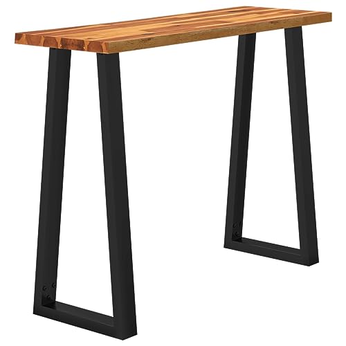 Solid Wood Acacia Console Table with Live Edge H2792