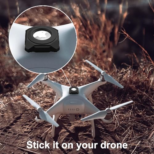 Black Waterproof Stick-On Mount Air Tag Case V159243