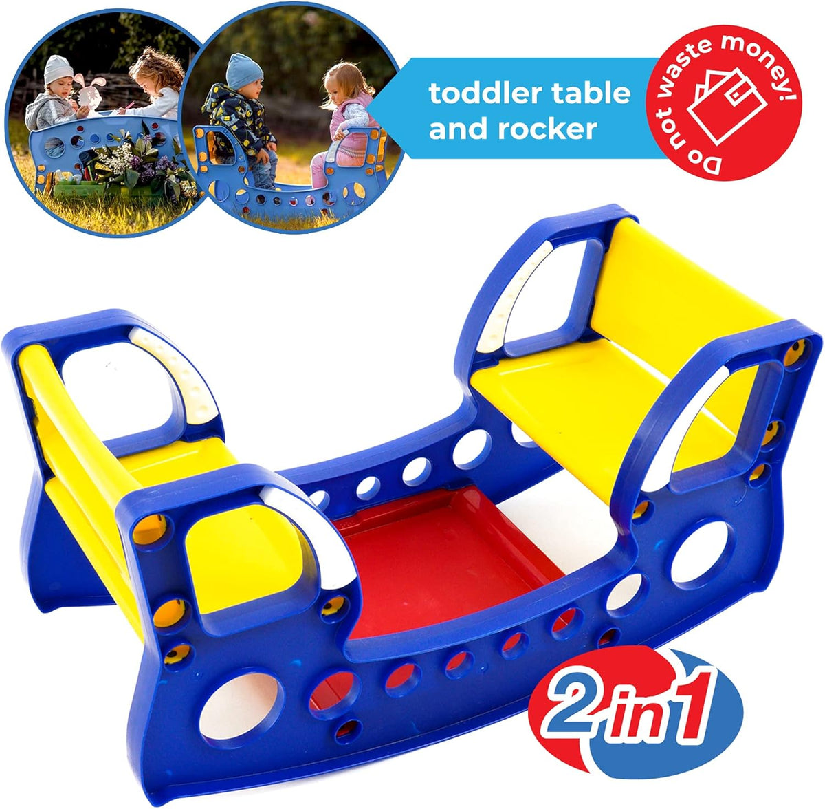 Baby Rocker Swing, Toddler Table and Chairs M1642