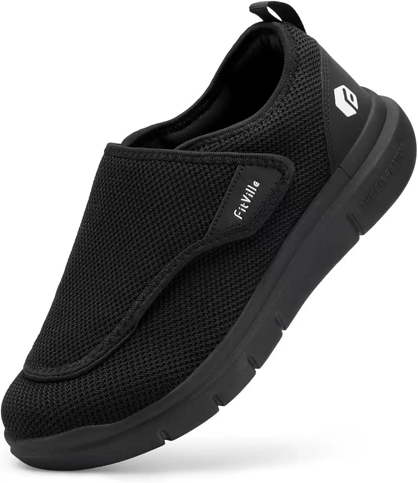 Extra Wide Slip-on Walking Shoes D418