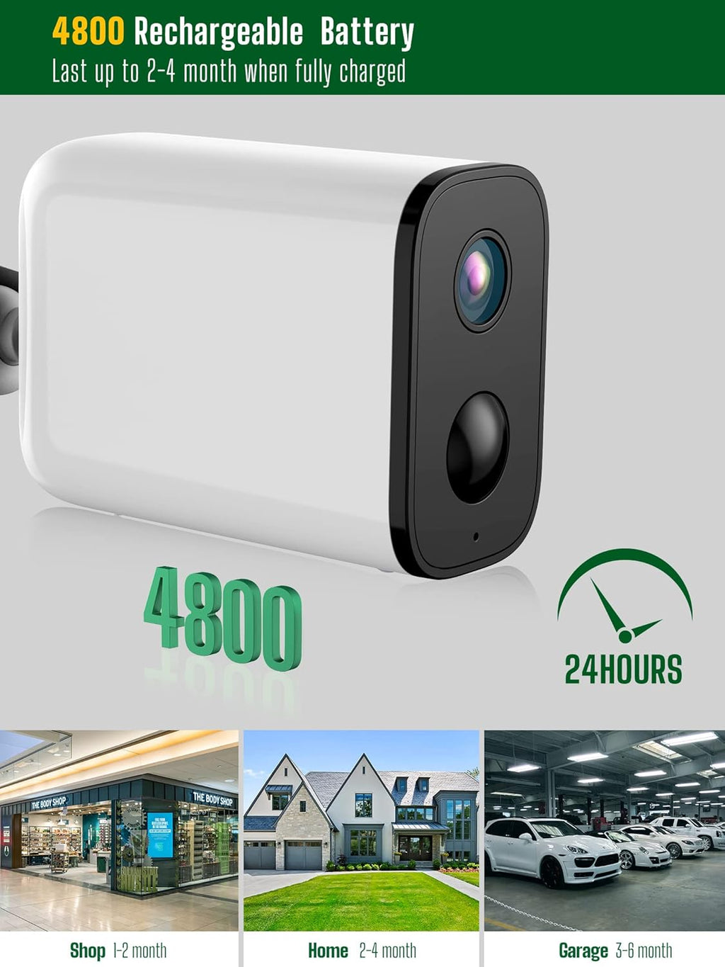 1080P Wireless Security Camera with Night Vision N187