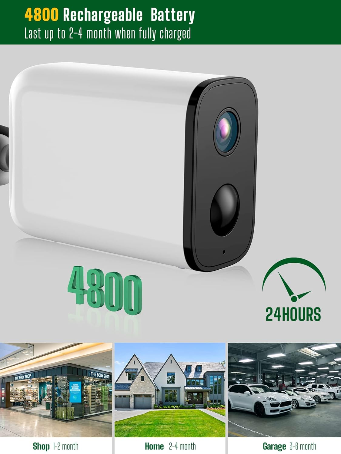 1080P Wireless Security Camera with Night Vision N187