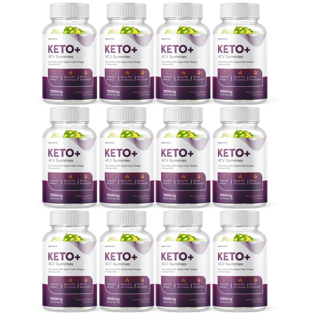 Keto ACV 1000mg Gummies 12 Bottles V342272