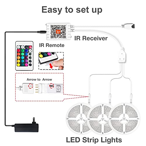 Smart WiFi Led Strip Lights 100ft X7579