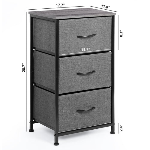 3 Drawer Fabric Dresser M376672