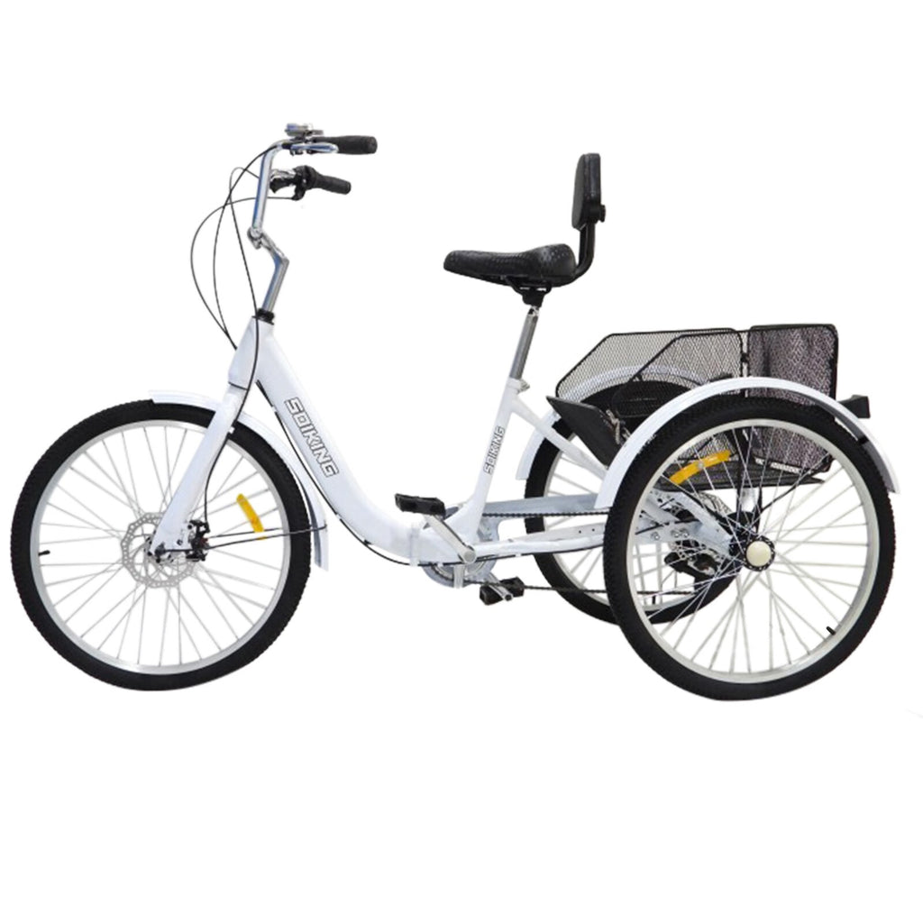 Adult Tricycle Road Bike with Shopping Basket I483