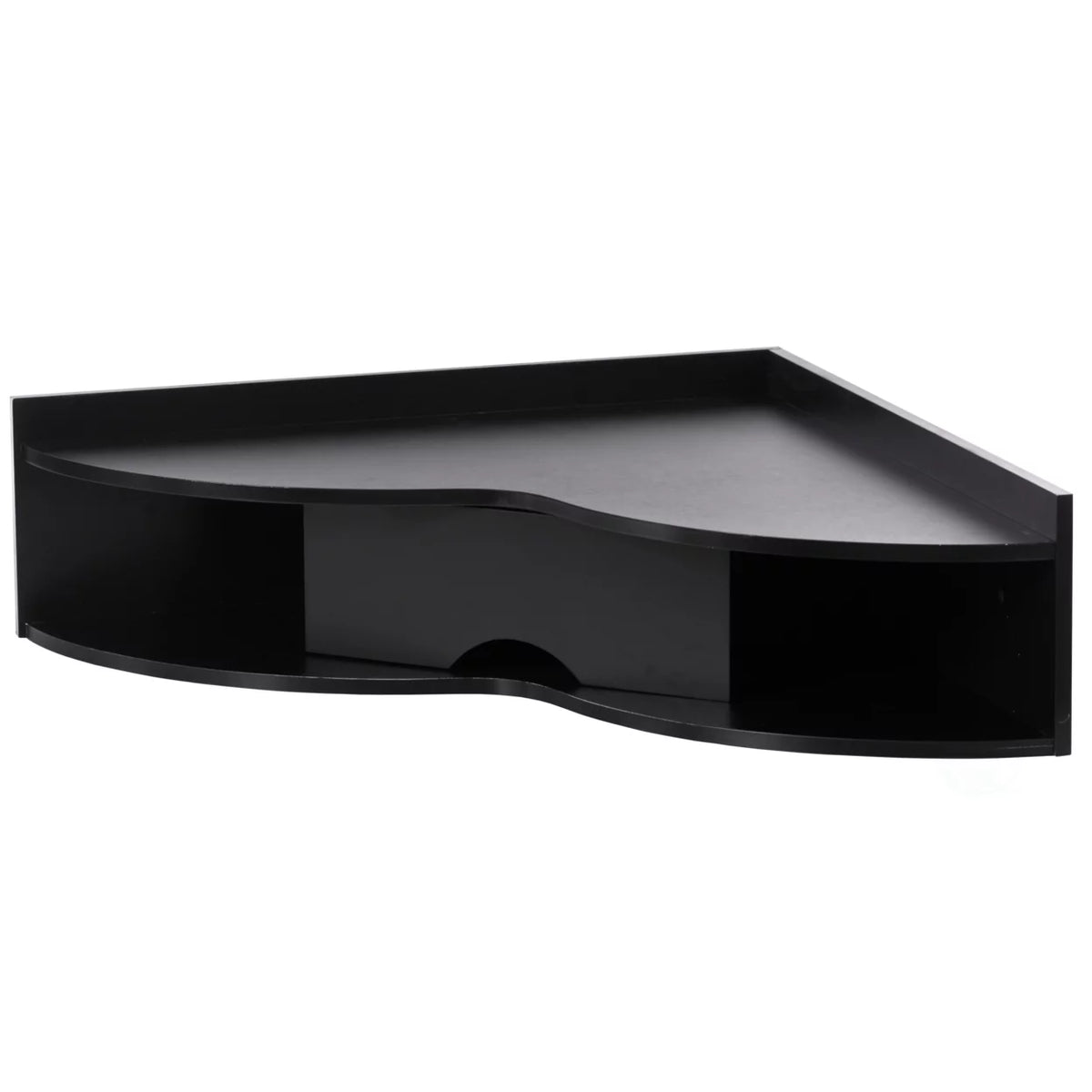 Heart Shaped Corner Desk with Drawer and Two Shelves C7581