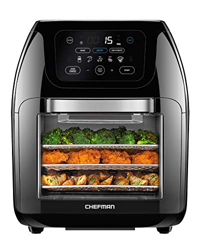 Black 10L Digital Air Fryer Convection Oven C28912