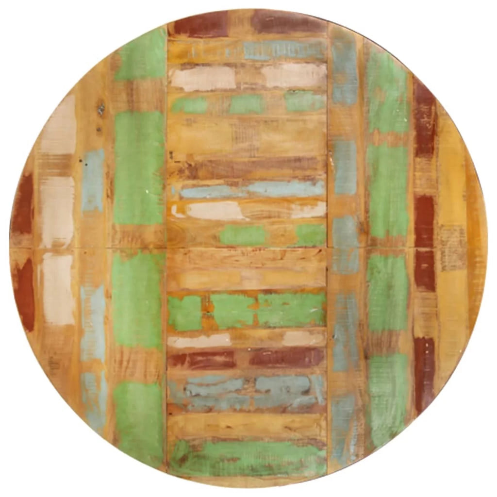Round Solid Reclaimed Wood Dining Table D6182