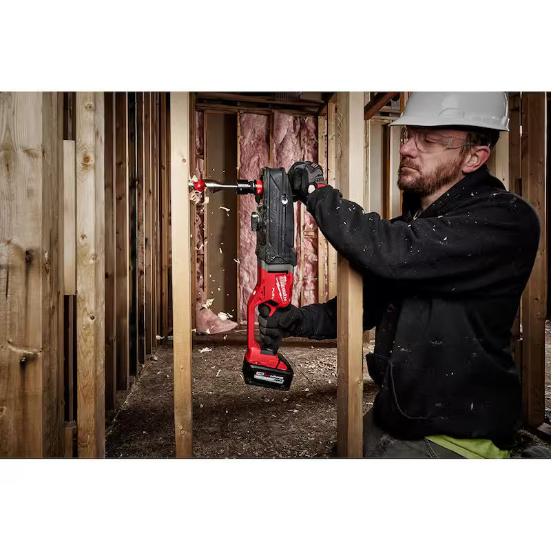 7/16 in. Cordless Right Angle Drill with Hole Saw Kit L47087