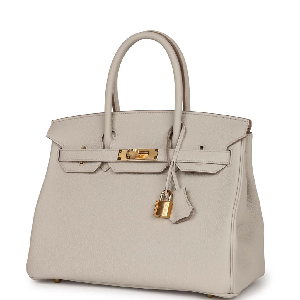 Beton Togo Leather Handbag X77932