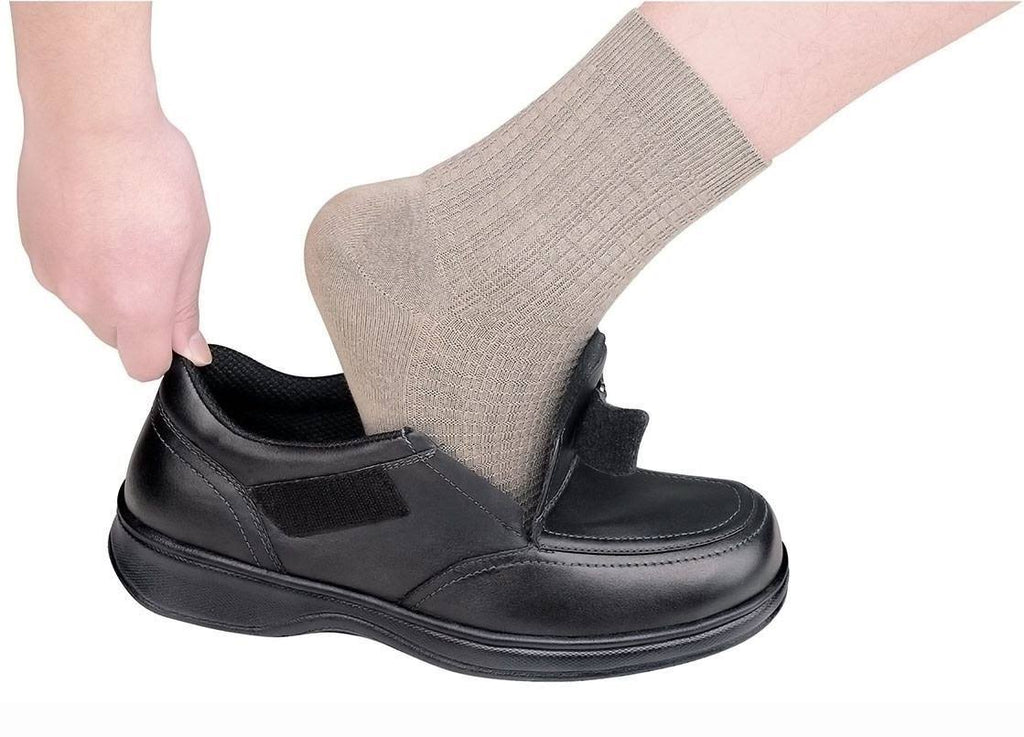 Black Leather Men's Shoes L17080