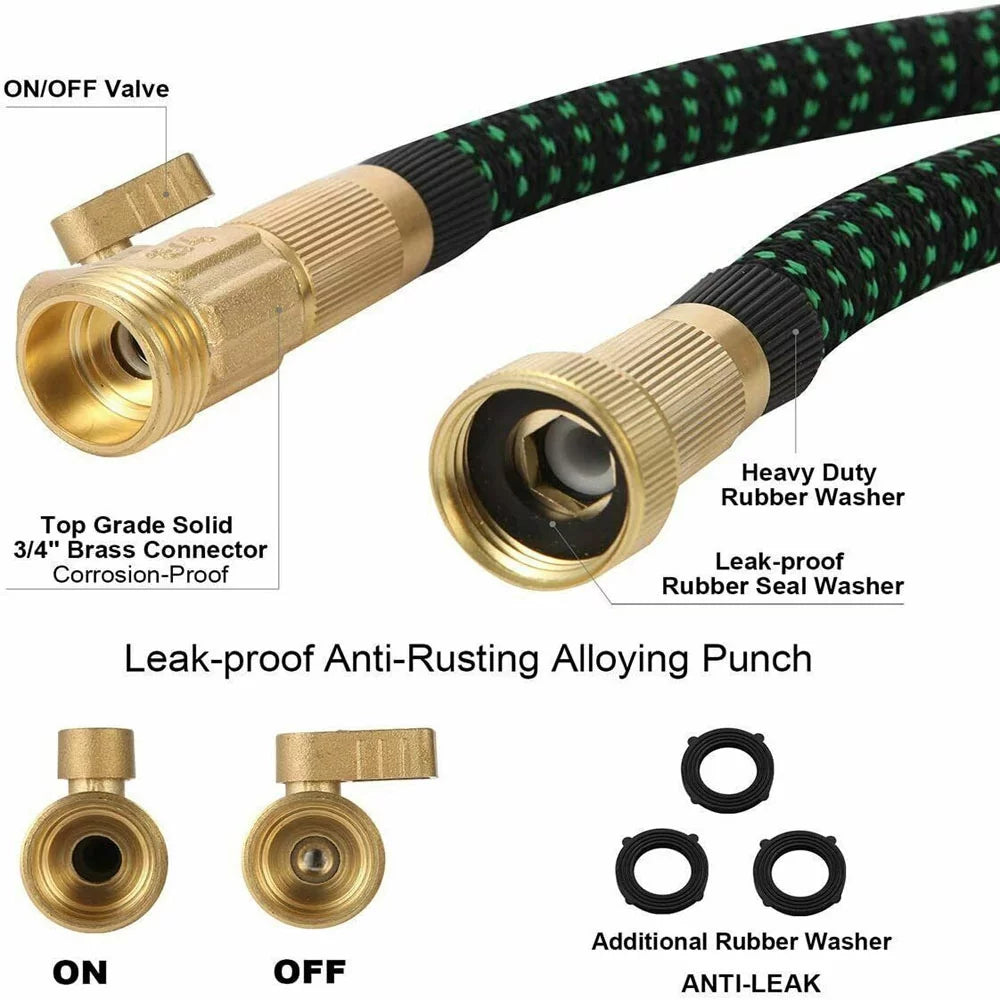 100ft Heavy Duty Expandable Flexible Water Hose A344692