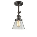 Bronze Semi Flush Mount Light V559362
