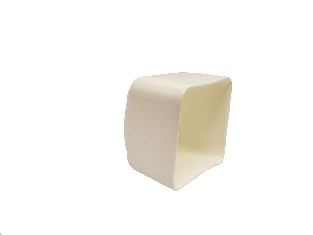 1-5/8 Plastic White End Cap - Lot of 50 S92683