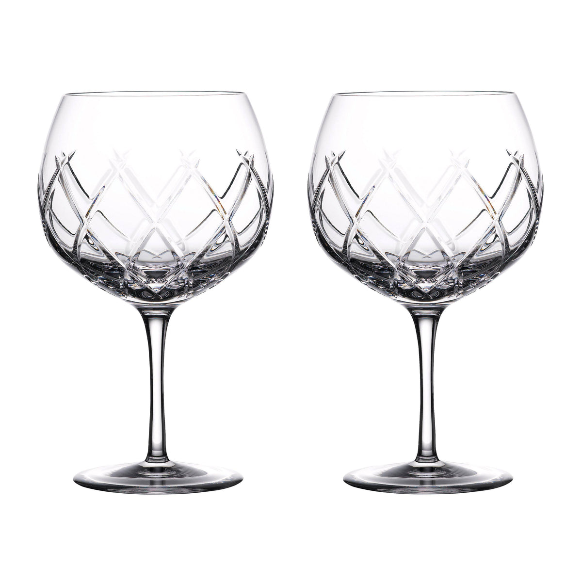 Clear 22 oz Gin Balloon Glass Pair U76632