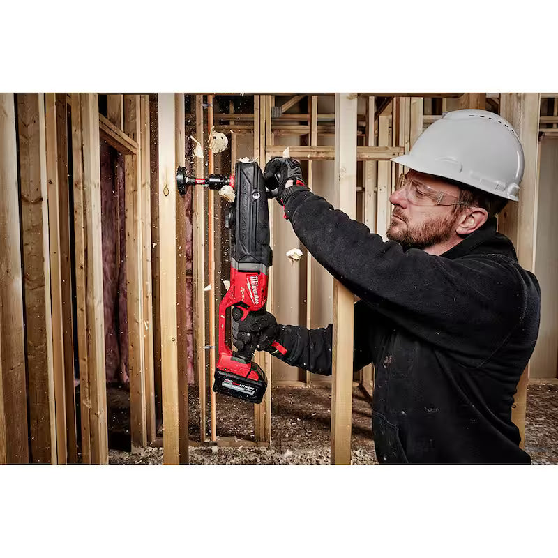 7/16 in. Cordless Right Angle Drill with Hole Saw Kit L47087