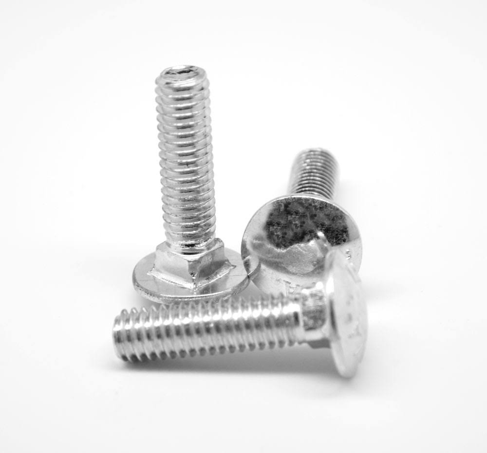 5/16x22-18 x 6x22 Coarse Thread Grade 5 Carriage Bolt Medium Carbon Steel Zinc Plated Pk 400 X1932