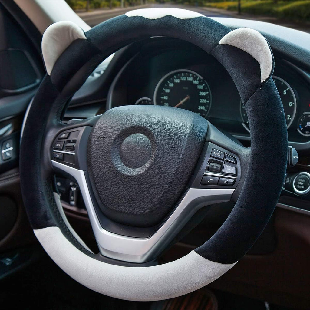 Pink Plush Car Steering Wheel Cover F984