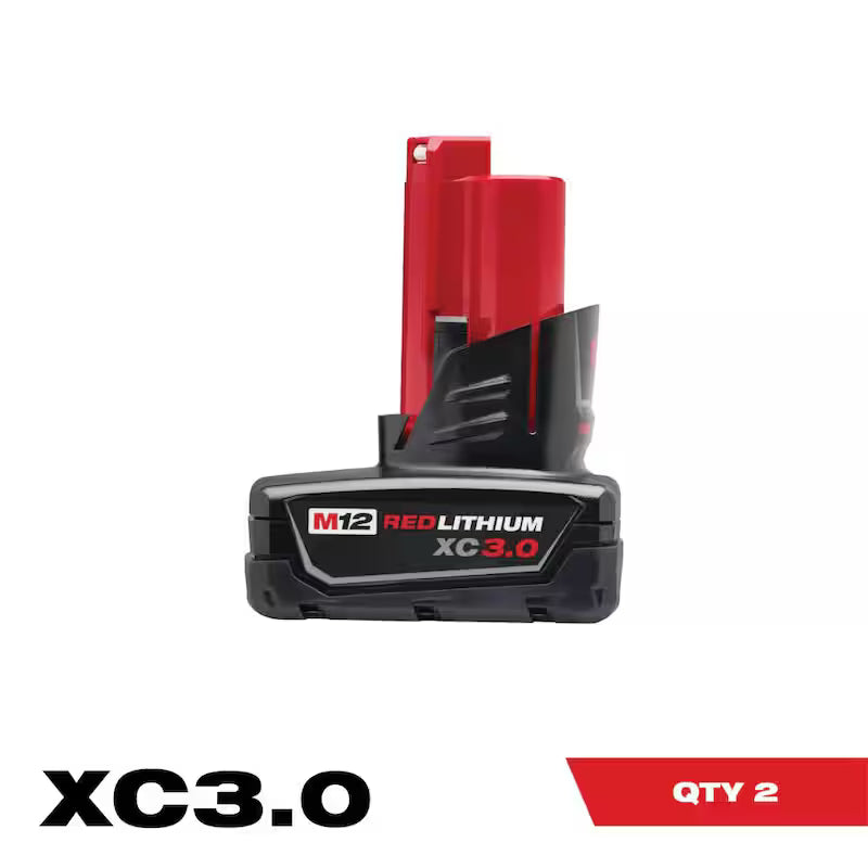 12-Volt Lithium-Ion 3.0 Ah Battery Pack 2-Pack M86201