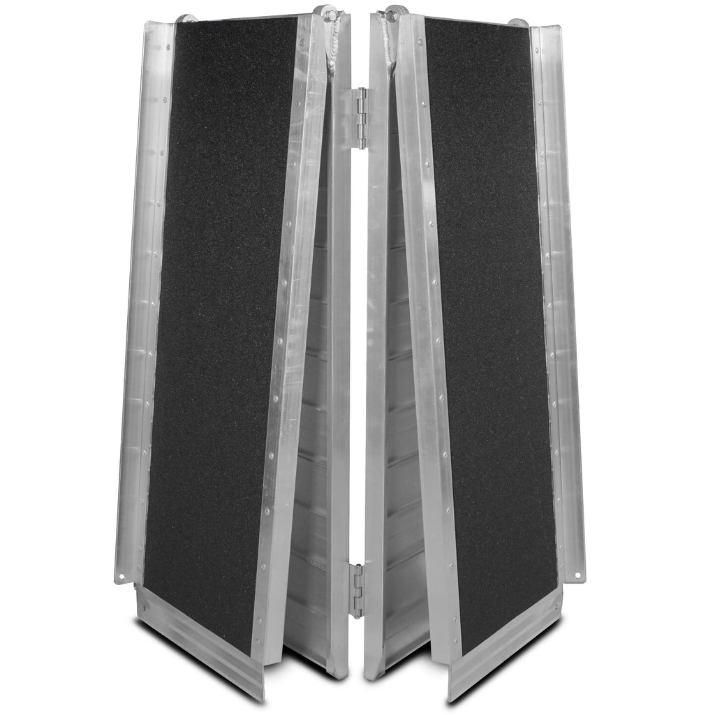 Aluminum Multifold Wheelchair Scooter Mobility Ramp Portable 72x22 B807