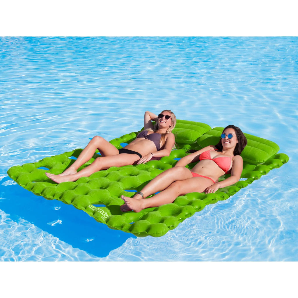 Lime Double Pool Mattress T3043