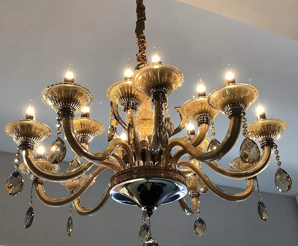 60W Equivalent Dimmable LED Chandelier Light Bulbs, 2700K Soft White, 12 Pack E40463