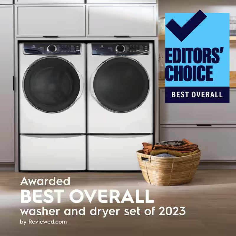 White 8 cu. ft. Front Load Electric Dryer N6318