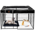 24" H 8 Panel Dog Playpen with Storage Bag X565330