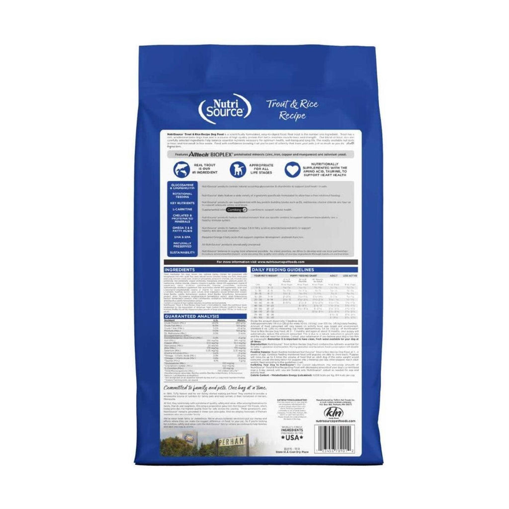 Trout Rice Dry Dog Food E957