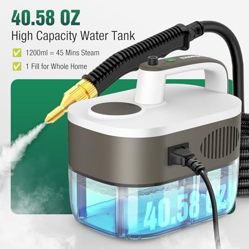 10s Rapid Heating 1.2L Handheld Steam Cleaner C809646