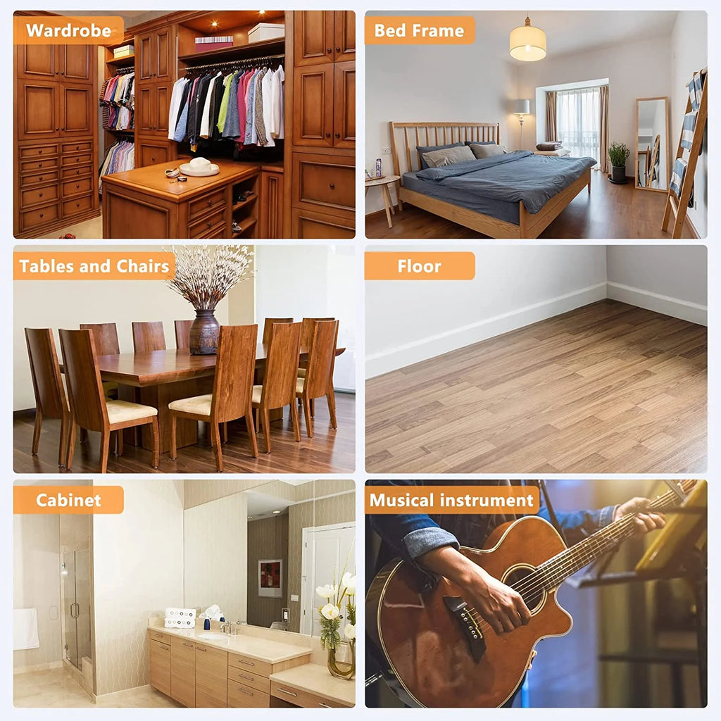 Wood Furniture Repair Kit with 12 Colors Wood Filler N9353