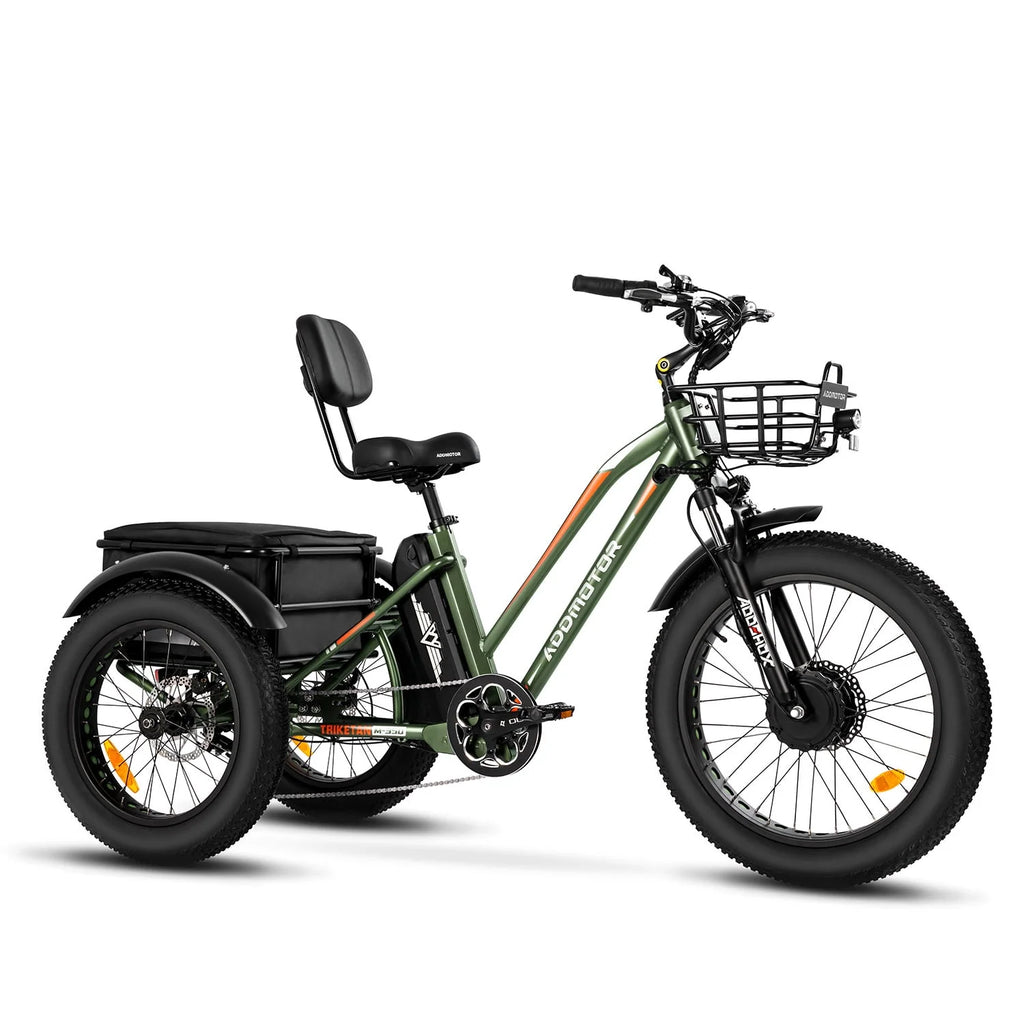 White Electric Tricycle B2121