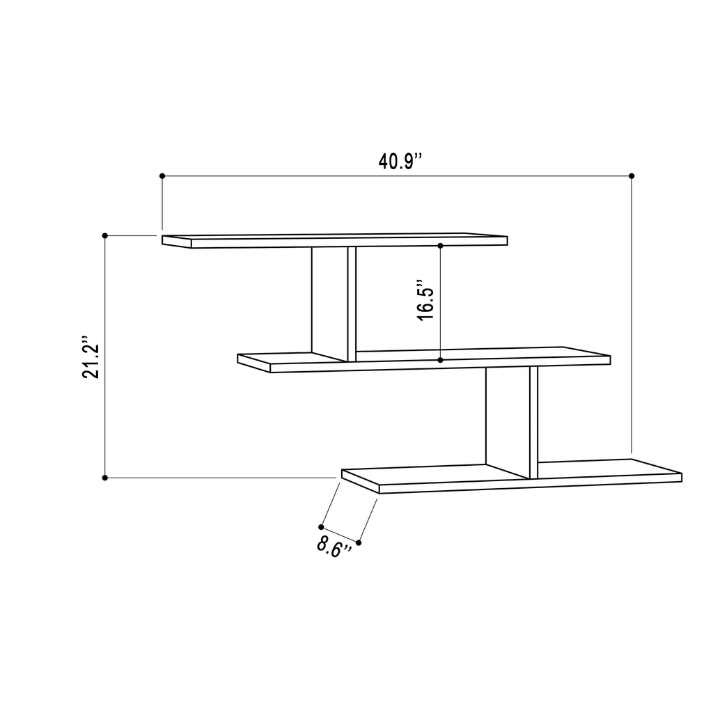 White Wall Shelf G9601