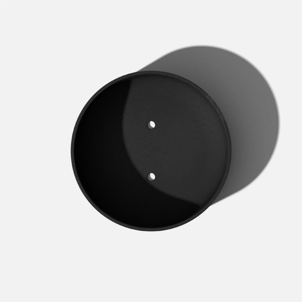 Kona Bowl 14" Plastic-Stone Planter 2-Pack Black G30047