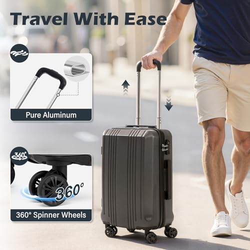 Lightweight Hardshell Spinner Luggage with TSA Lock 20in 24in 28in D526