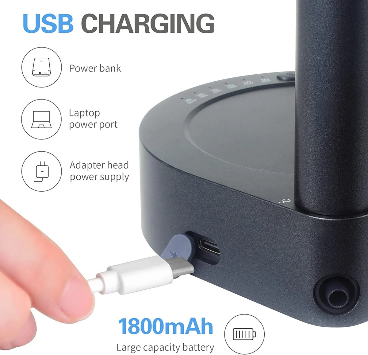 Portable Electric Water Bottle Pump for 5 Gallon & Universal Bottles I823205