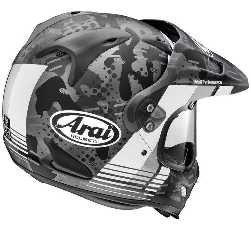Dual Sport Motorcycle Helmet Frost White XXL D270900