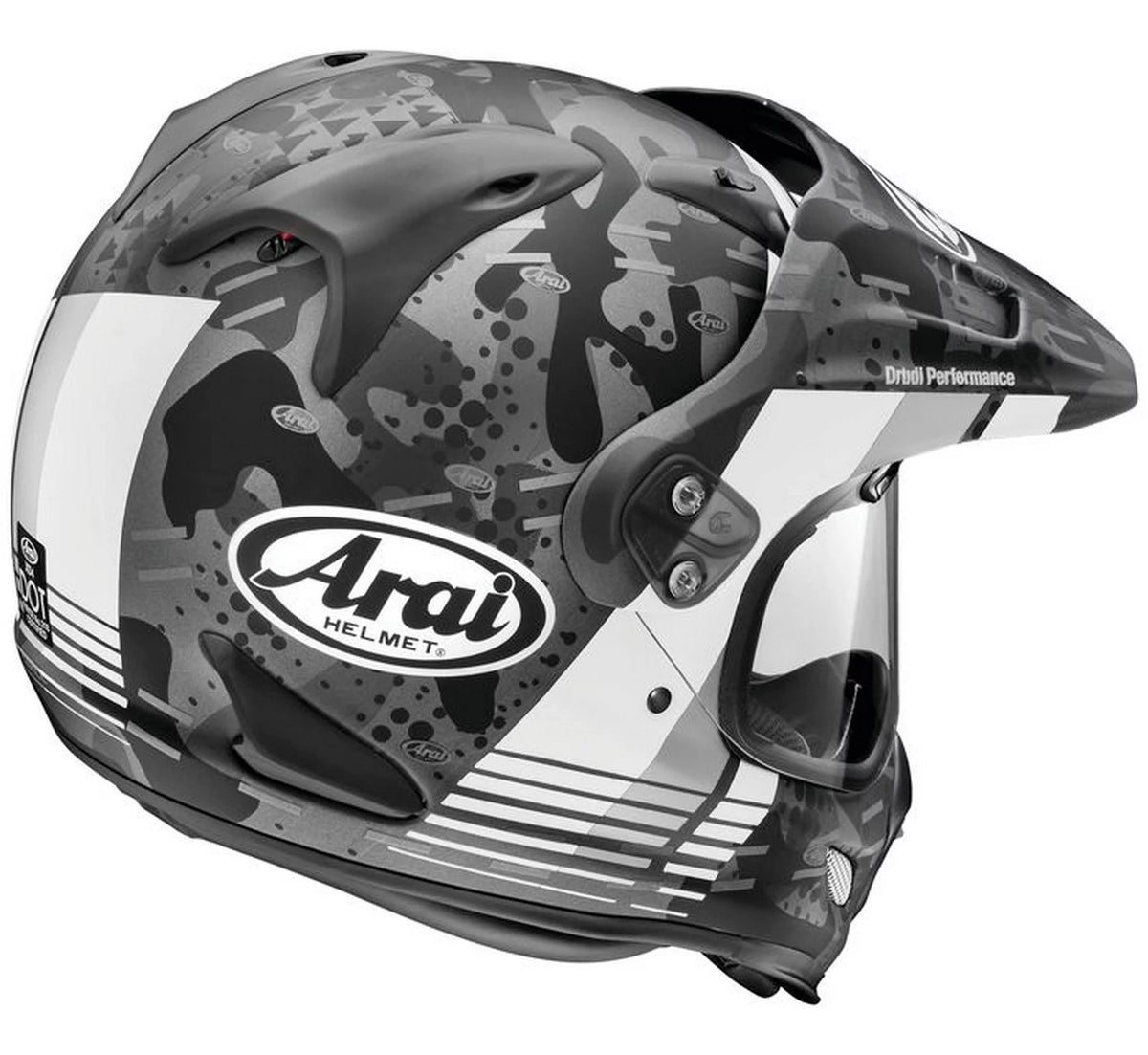 Dual Sport Motorcycle Helmet Frost White XXL D270900