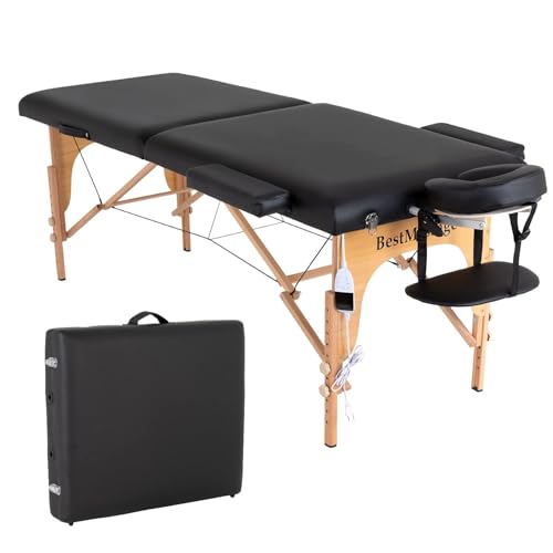 Portable Height Adjustable Massage Table with Carrying Bag S185923