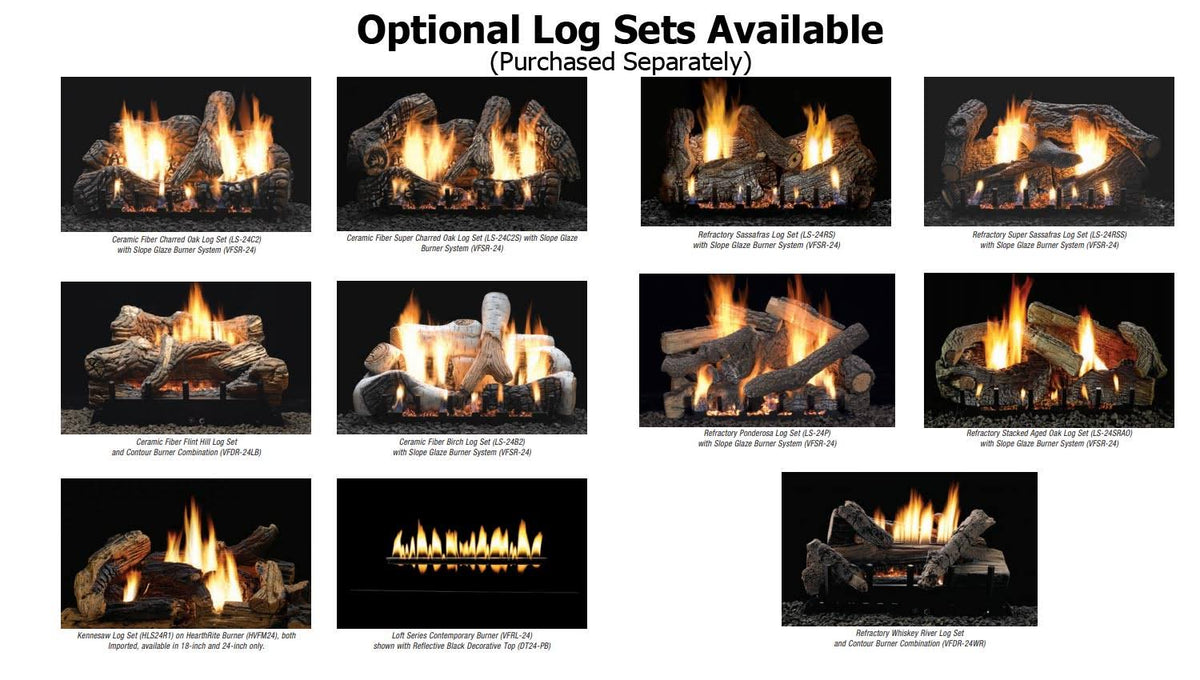 Vent-Free Firebox with Louver Refractory Liner N131872