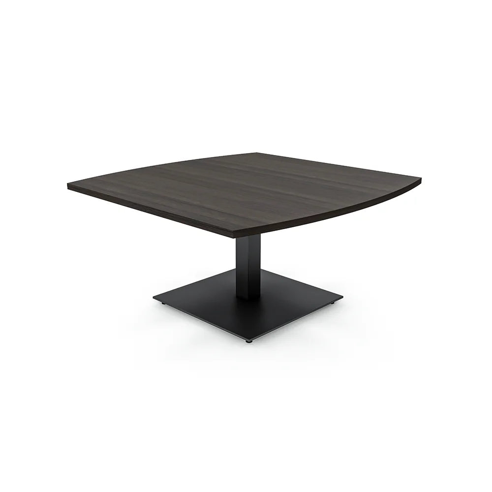 45" Wide Boat Shaped Coffee Table with Metal Base V60787